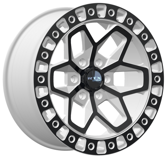 RTX® (Offroad) • 083287 • Zion • Blanc brillant avec rayons noirs • 17x9 6x139,7 ET0 CB106,1