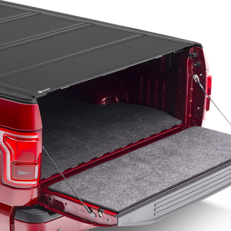 Load image into Gallery viewer, BAK® • 448226 • BakFlip MX4 • Premium Folding Tonneau Cover • Ram 1500 5&#39;7&quot; 19-22 without RamBox &amp; with Multifunction Tailgate - RACKTRENDZ
