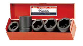Genius CM-805M - 5 Pieces 1" Drive Metric Impact Socket Set