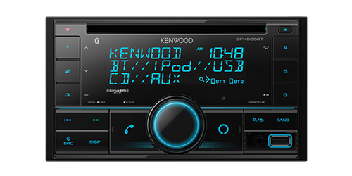 Kenwood DPX505BT - Récepteur CD de taille 2 Din avec Bluetooth 22W x4