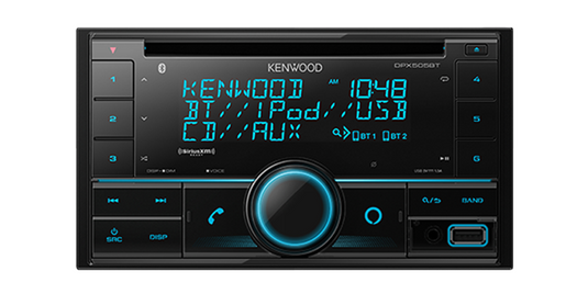Kenwood DPX505BT - 2-Din Sized CD Receiver with Bluetooth 22W x4 - RACKTRENDZ
