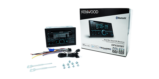 Kenwood DPX505BT - 2-Din Sized CD Receiver with Bluetooth 22W x4 - RACKTRENDZ