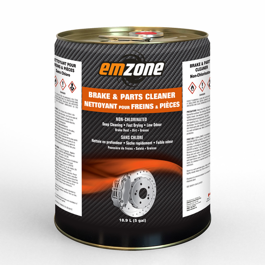 Emzone 44140 - Non-Chlorinated Brake & Parts Cleaner 18.9L Pail with Pull-Up Spout - RACKTRENDZ