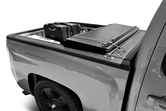 BAK® • 226411 • BAKFlip G2 • Hard Folding Tonneau Cover • Toyota Tundra 8' 07-21 without Deck Rail System and without Trail Special Edition Storage Boxes - RACKTRENDZ