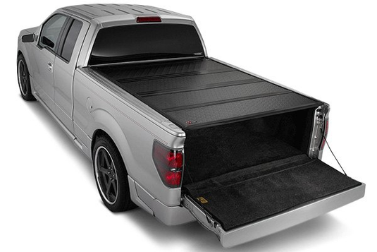 BAK® • 226411 • BAKFlip G2 • Hard Folding Tonneau Cover • Toyota Tundra 8' 07-21 without Deck Rail System and without Trail Special Edition Storage Boxes - RACKTRENDZ