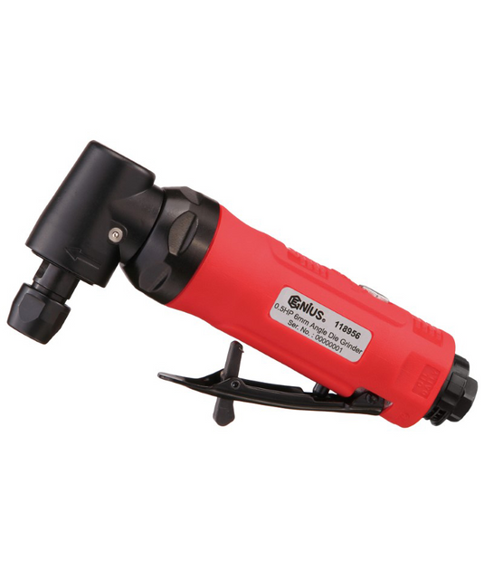 Meuleuse d'angle pneumatique 1/4" (90 degrés) (0,5 CV x 18 000 tr/min)