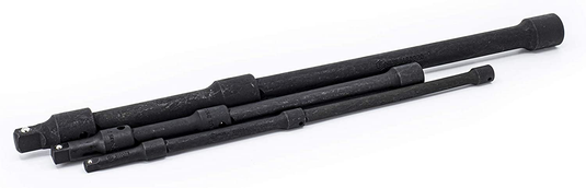 Genius IE-2349 - Jeu de barres d'extension à billes en acier à impact (9 pièces) 1/4"-3/8"-1/2