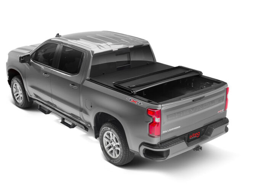 Extang® • 77461 • Trifecta E-Series • Soft Tri-Fold Tonneau Cover • Toyota Tundra 5'7" 14-21 without Trail Special Edition Storage Boxes - RACKTRENDZ