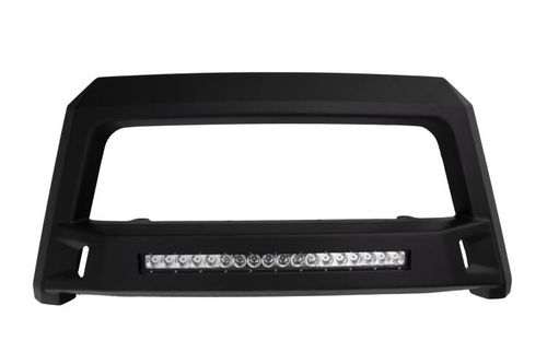 Lund 86521308 - Revolution Black Steel Bull Bar with Integrated LED Light Bar and without skid plate for Ram 2500 20-22 - RACKTRENDZ