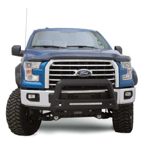 Load image into Gallery viewer, Lund 86521206 - Revolution Black Steel Bull Bar with Integrated LED Light Bar and without skid plate for Ford F-150 04-22 - RACKTRENDZ
