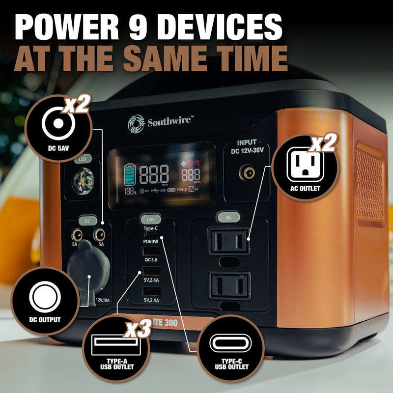 Load image into Gallery viewer, Southwire 53251 - Elite 300 Series™ Portable Power Station - RACKTRENDZ
