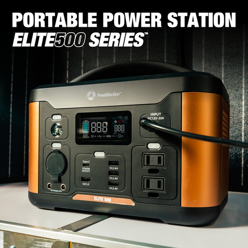 Southwire 53252 - Southwire Elite 500 Series™ Portable Power Station - RACKTRENDZ