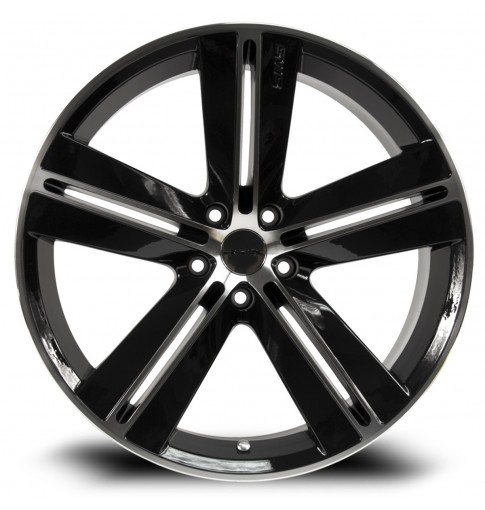 Load image into Gallery viewer, RTX® (RTX) • 081086 • SMS • Black Machined • 18x7.5 5x114.3 ET40 CB73.1
