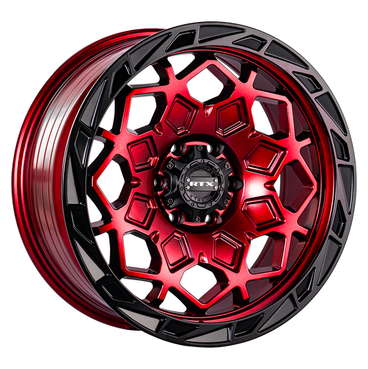 RTX® (Offroad) • 083559 • Spade • Candy Red Black Lip • 17x9 5x127 ET-15 CB71.5