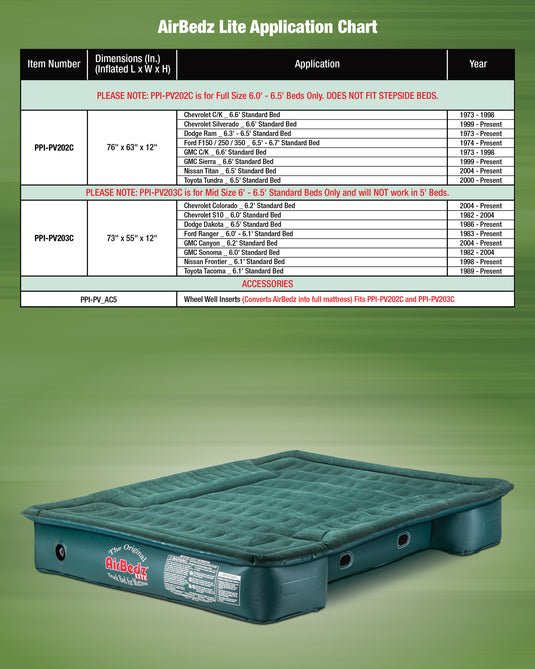 AirBedz Full Size Mattress PPI-PV202C