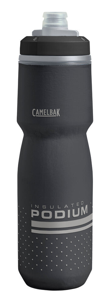 Load image into Gallery viewer, CamelBak Podium Chill insulated bike water bottle 24oz black
