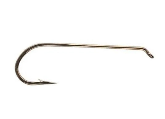 R73AP-TX-10-25H - MUSTAD - CROCHET STREAMLER 9671 #10 2XH 3XL FORGÉ À ŒIL BAS BRONZE 25PK UPC: 023534484