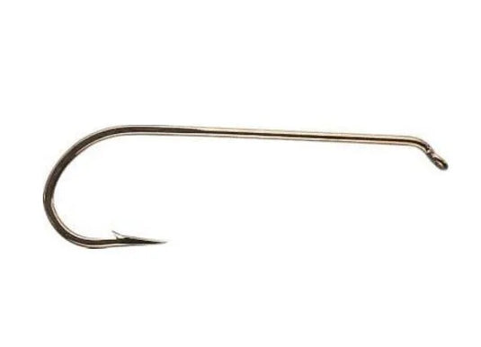 R74AP-TX-12-25H - MUSTAD - CROCHET STREAMLER #12 9672 2XH 4XL FORGÉ À ŒIL BAS BRONZE 25PK UPC: 023534484