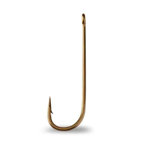 R75SNP-BR-10-25M - MUSTAD - CROCHET POUR STREETMER 9674, 2XH, 5XL FORGÉ DROIT BRONZE 25PK UPC: 023534402