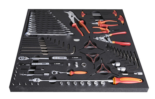 Unior Tools Set of tools in tray 4 for 2600A and 2600C - Torque tools and pliers
