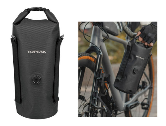 TOPEAK FASTFUEL DRYBAG 0.5L – BLACK TOP TUBE BAGS