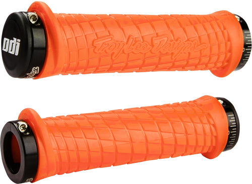 TLD MTB LOCK-ON GRIP FLOURESCENT ORANGE