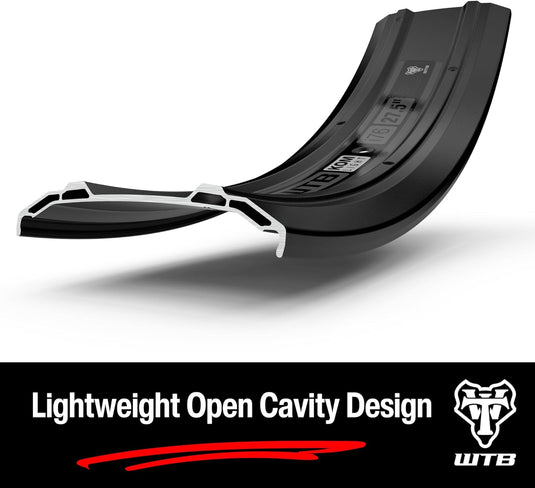 WTB KOM Light i76 Fat Bike Rim, 27.5” Diameter, 32 Holes, Lightweight Fat Bike Rim with Easy Tubeless Setup, 828 Grams