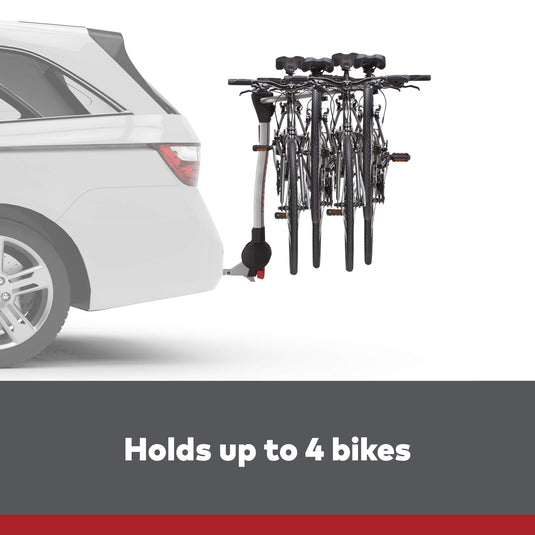 Yakima Ridgeback 4-bike hitch rack side view