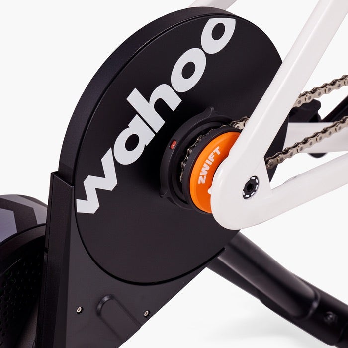 Load image into Gallery viewer, Zwift Cog installed on Wahoo KICKR direct drive trainer
