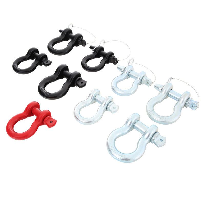 Load image into Gallery viewer, D-RING - 7/8&#39; - BlackSmittybilts D-Ring Shackles - RACKTRENDZ
