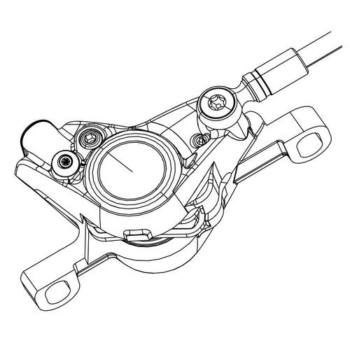 Red eTap Caliper Assembly