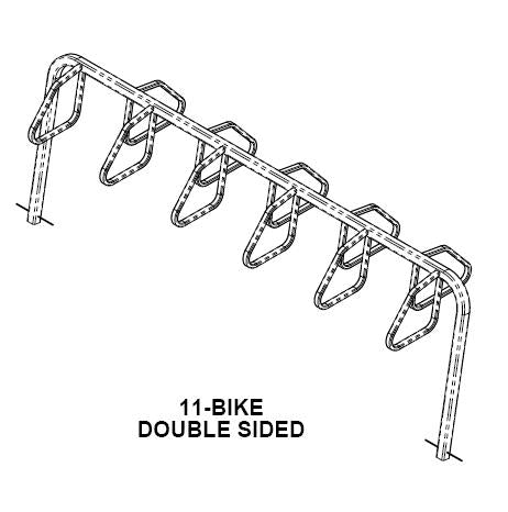 Load image into Gallery viewer, Saris City 11 Bike Double Side Rack - RACKTRENDZ
