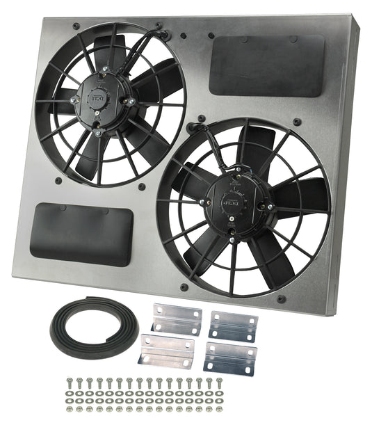 DUAL RAD FAN/ALUMINUM SHR - RACKTRENDZ