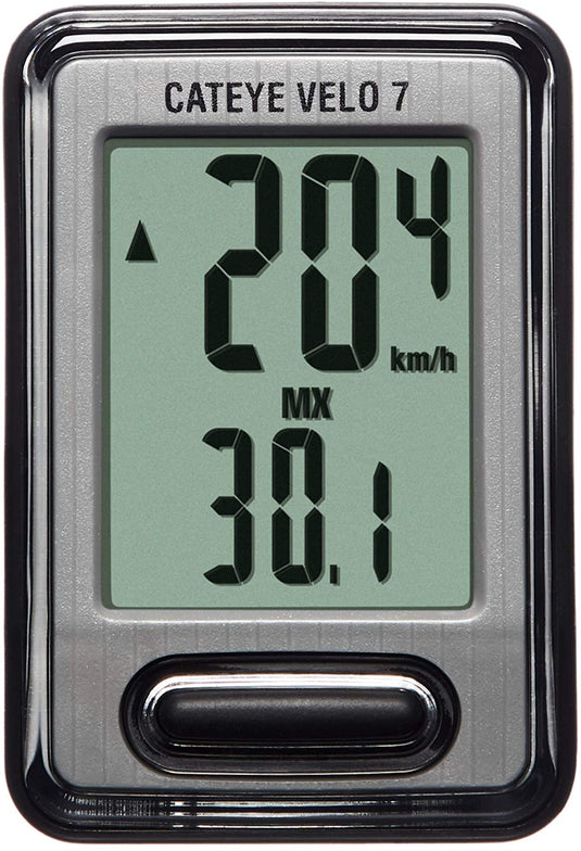 CatEye Velo 7 Bike Computer with Odometer and Speedometer - RACKTRENDZ