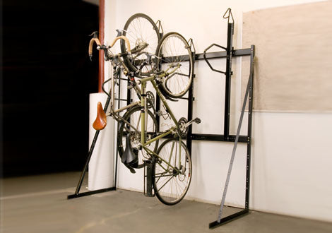 Load image into Gallery viewer, Saris Vertical 3 Bike Locking Wall Rack - RACKTRENDZ
