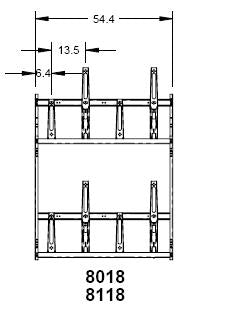 Load image into Gallery viewer, Saris 8118 Stretch 8 Bike Locking Storage Rack - RACKTRENDZ
