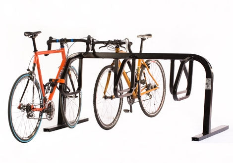 Chargez l&#39;image dans la visionneuse de la galerie, Saris City 5 Bike Double Side Rack (Free Standing/Flange Mount) - RACKTRENDZ
