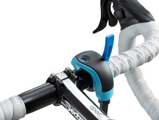 Handlebar resistance lever of Garmin Tacx Blue Matic Magnetic Trainer for adjusting cycling resistance levels