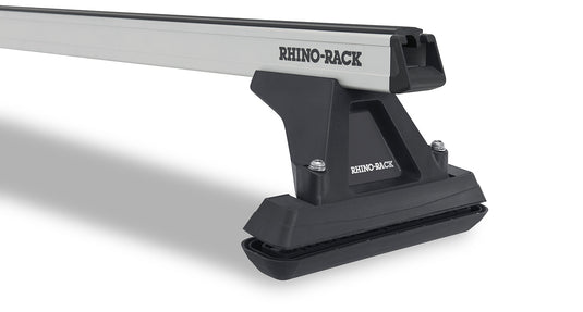 Rhino Rack Heavy Duty RFMC Silver 2 Bar Roof Rack