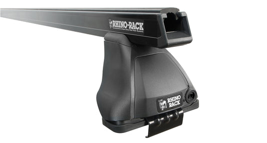 Rhino Rack Heavy Duty 2500 Black 2 Bar Roof Rack - RACKTRENDZ