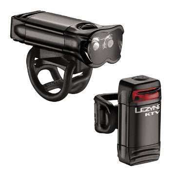 Lezyne Light KTV Pro Bike Light Pair, Black - RACKTRENDZ