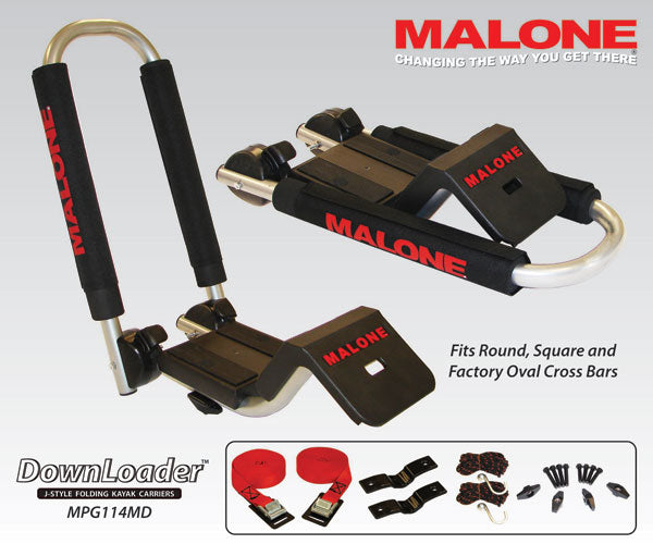 Chargez l&#39;image dans la visionneuse de la galerie, Malone MPG114MD Downloader Fold Down Kayak Carrier - RACKTRENDZ
