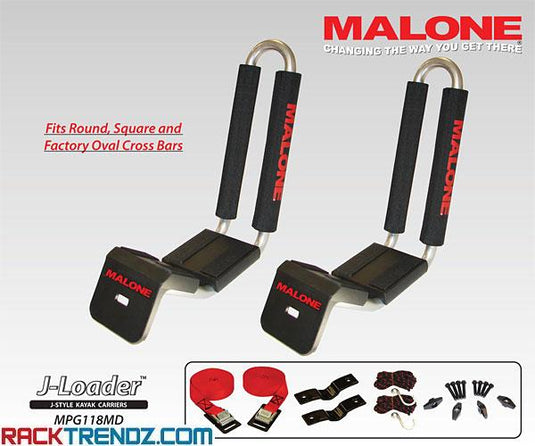 Malone J Racks Malone MPG118MD J-Loader J-Style Kayak Carrier – RACKTRENDZ