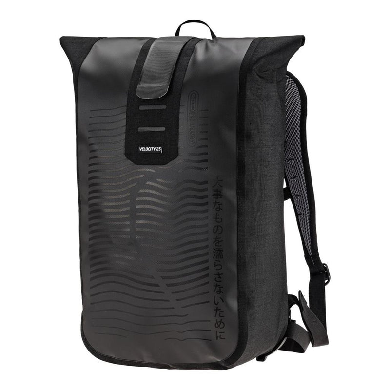 Load image into Gallery viewer, ORTLIEB BACKPACK VELOCITY DESIGN WAVES BLACK MATT 23L - RACKTRENDZ
