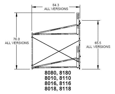 Saris 8118 Stretch 8 Bike Locking Storage Rack - RACKTRENDZ