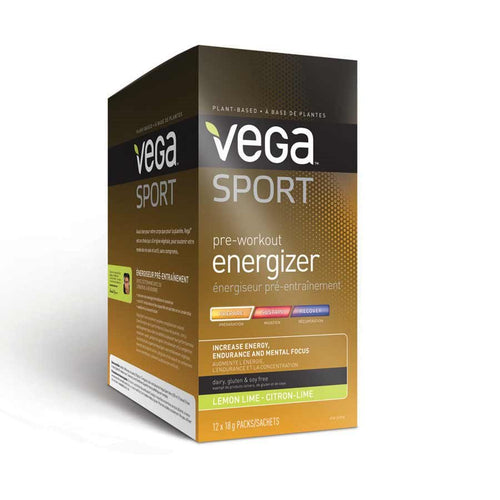 Vega Sport Pre Workout Energizer Drink Mix (12 Servings) - RACKTRENDZ